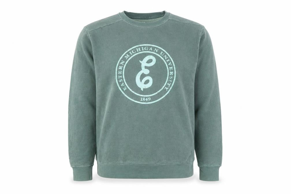 Alta Gracia Women’s Green Eastern Michigan University Sweatshirt M Cotton Blend