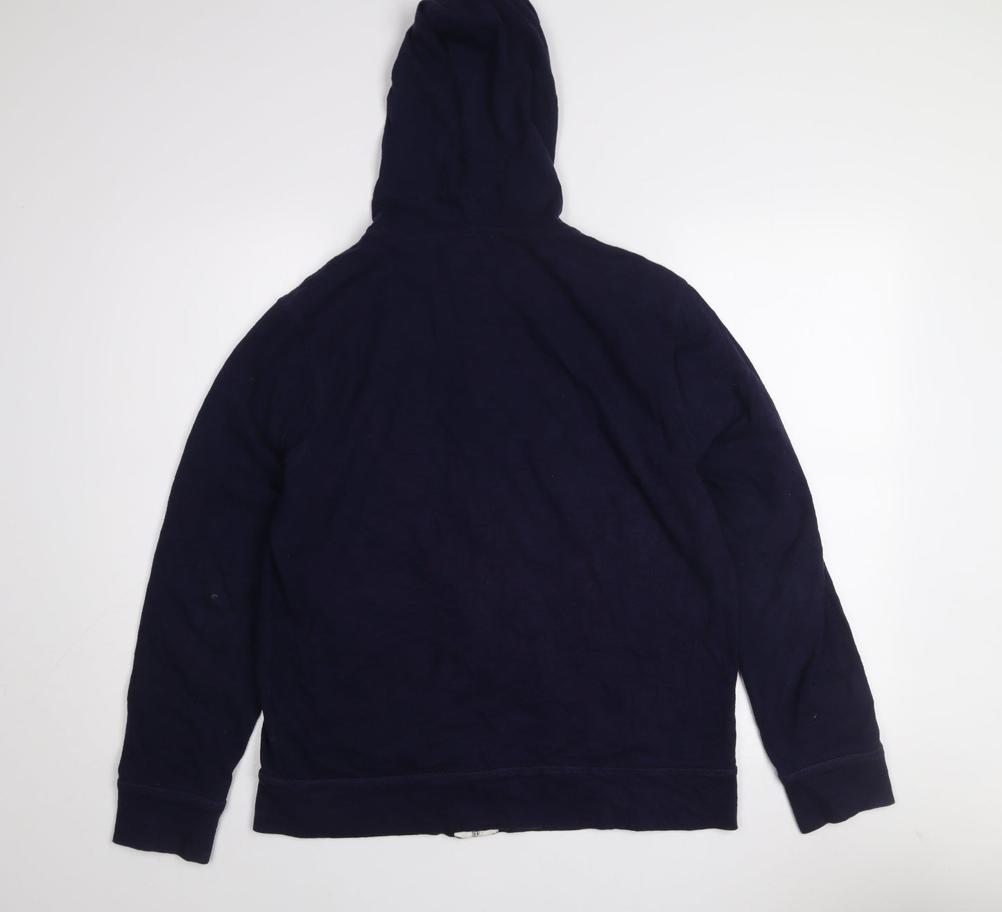 Gap Men’s Blue Cotton Full Zip Hooded Jacket Size M