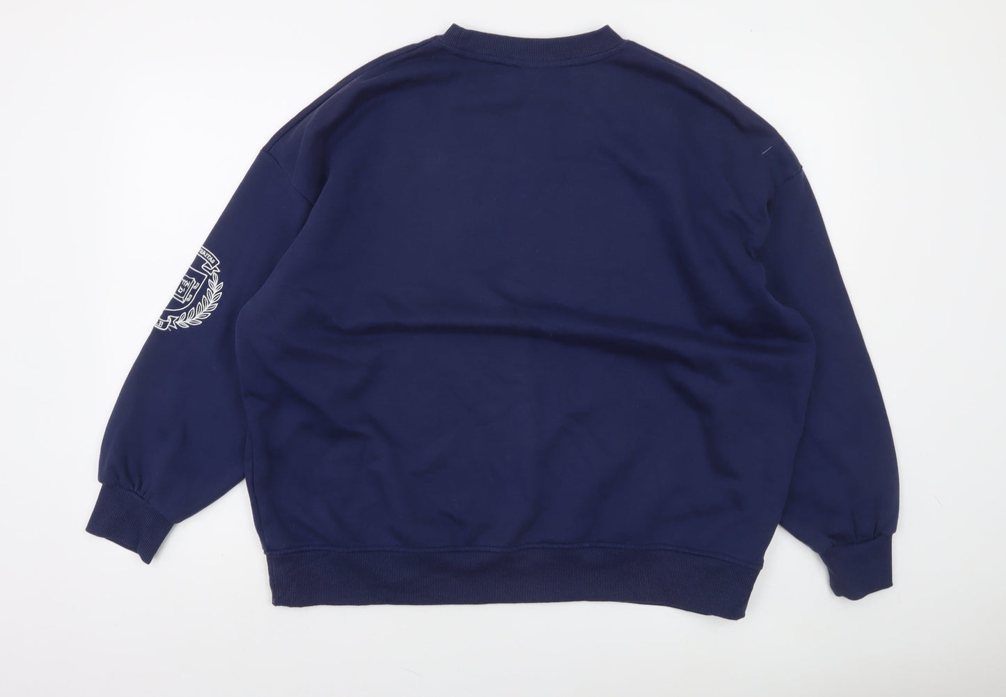Yale University Women's Navy Blue Crew Neck Pullover Sweatshirt M