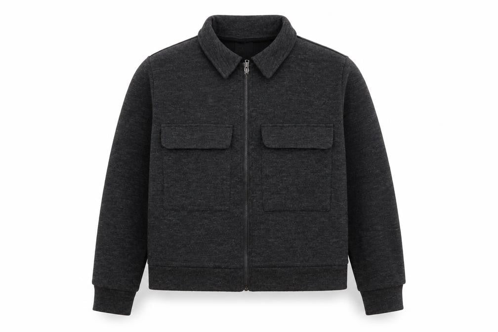 Vila Women Grey Collared Full Zip Knit Cardigan XL