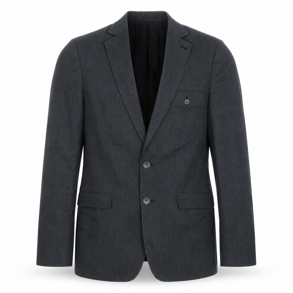 Mexx Mens Grey 36 Regular Single-Breasted Cotton Blend Blazer