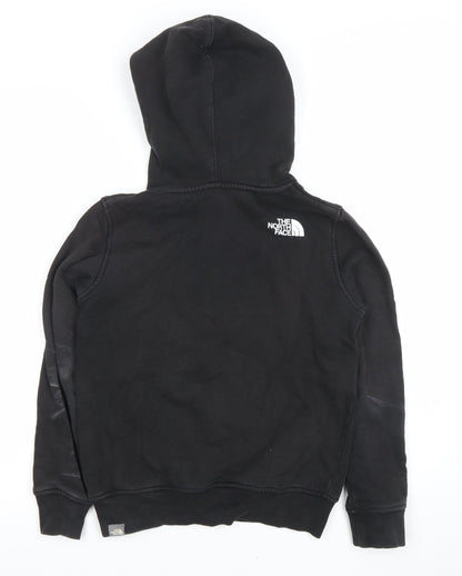 The North Face Boys Black Cotton Pullover Hoodie M Youth