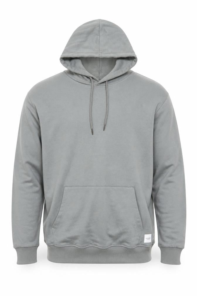 Jack & Jones Mens Grey 2XL Pullover Hoodie Sweatshirt