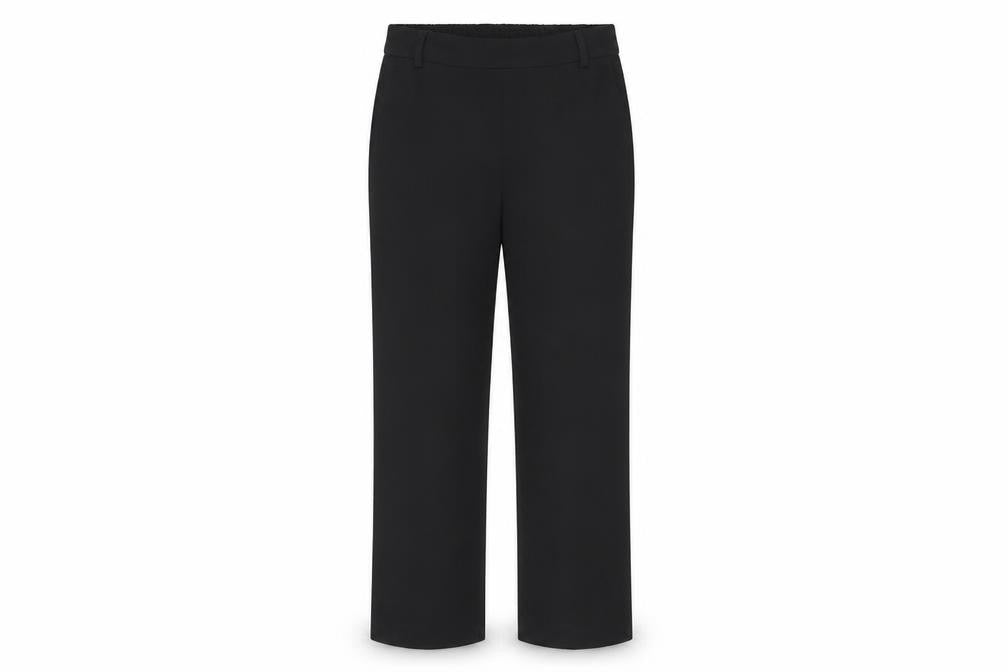 Vila Womens Black Slim Tapered Work Trousers Size 8
