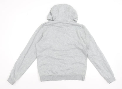 Nike Women's Grey Pullover Hoodie M Cotton Blend Casual