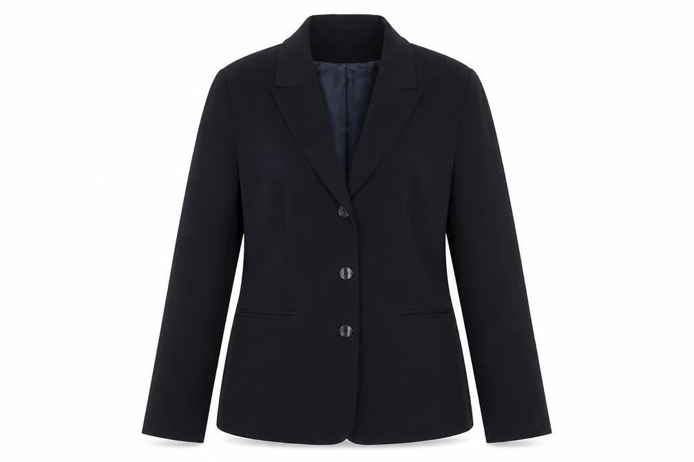 Amarant Women Black Size 12 Classic Single-Breasted Blazer