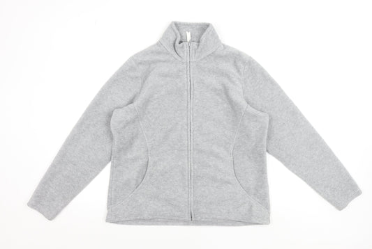 Marks and Spencer Women’s Grey Fleece Full Zip Jacket UK 18