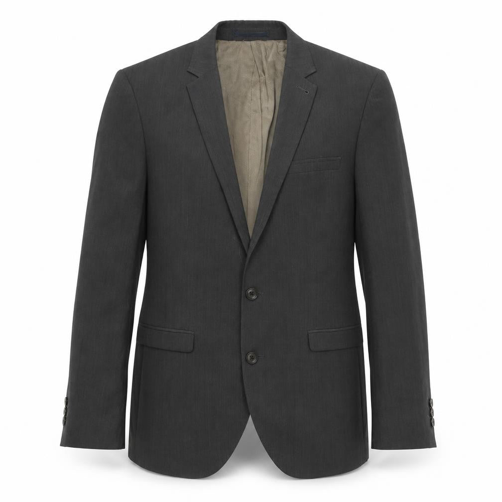 Next Men's Grey 40S Wool Blend Single-Breasted Suit Jacket