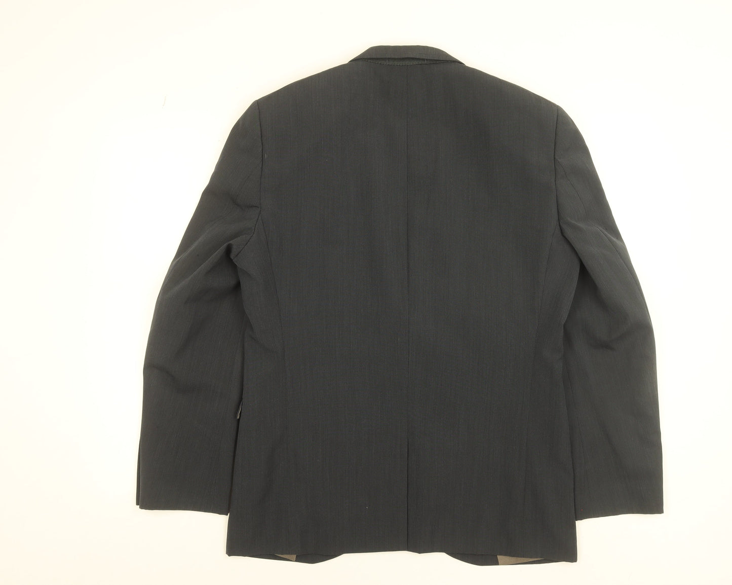 Next Men's Grey 40S Wool Blend Single-Breasted Suit Jacket