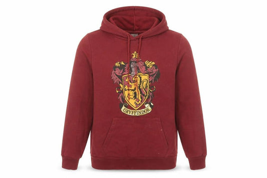 Harry Potter Gryffindor Burgundy Hoodie Women M Pullover Cotton Blend