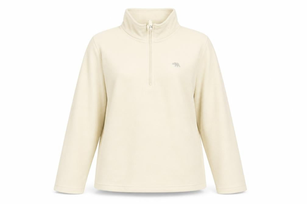 Ridge & Co. Women’s Beige Fleece 1/2 Zip Pullover Sweatshirt Size 16