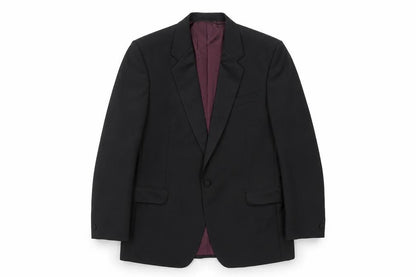 Executex Men's Black 42R Shawl Lapel Single-Breasted Suit Jacket