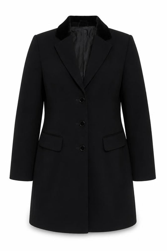 Bianca Women's Black Size 10 Classic Single-Breasted Blazer