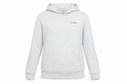 LA Gear Womens Grey Pullover Hoodie Size 6 Classic Fit