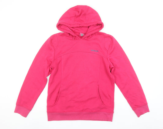 LA Gear Women’s Pink Pullover Hoodie Size 8 Polyester Cotton