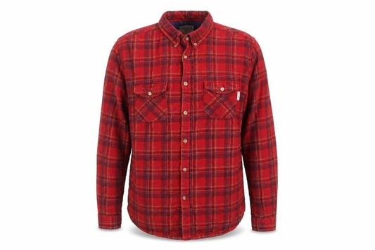 Shore Leave Urban Outfitters Men's Red Plaid Cotton Button-Up Shirt M