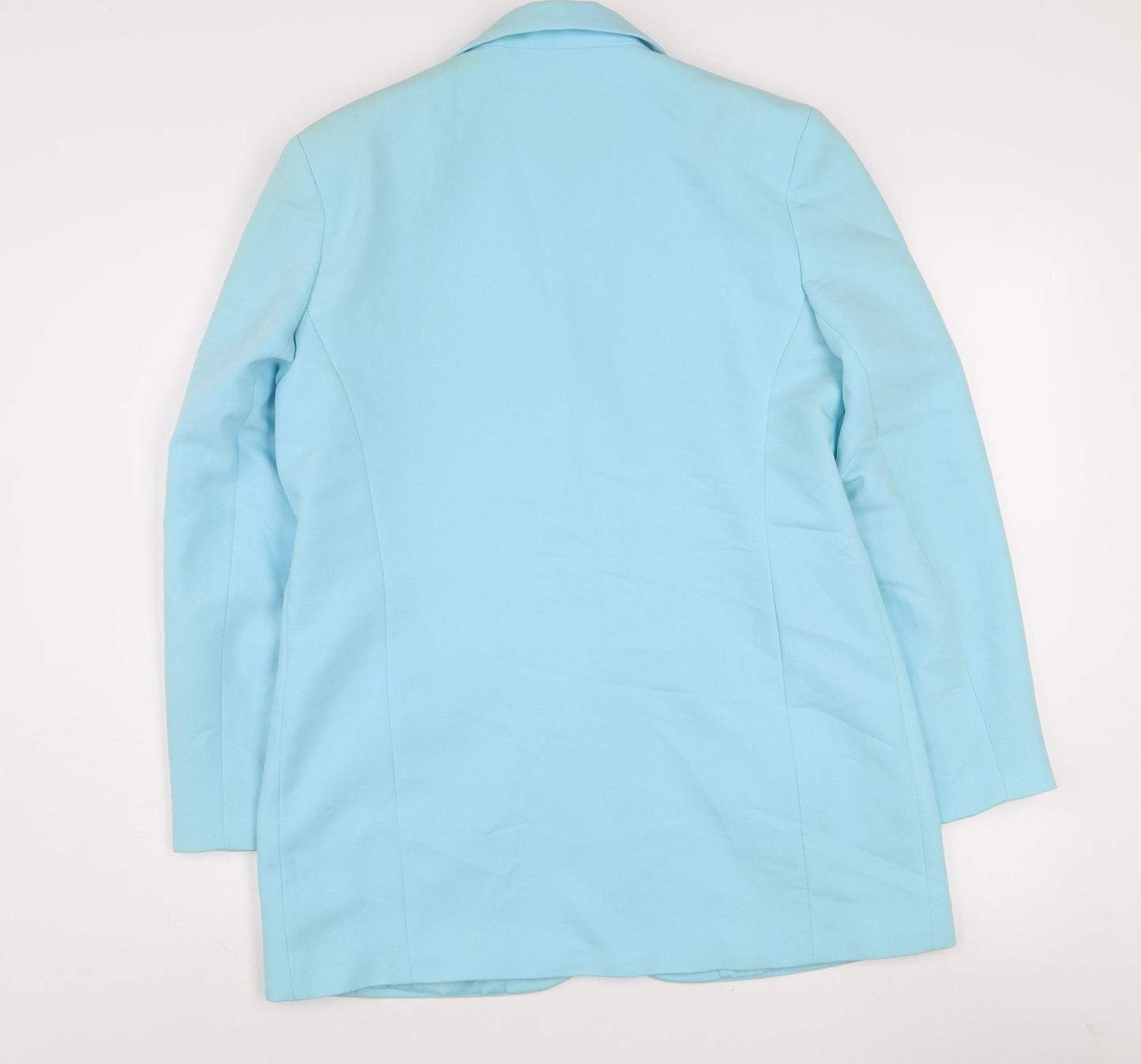Katrin Women's Blue Long Single-Breasted Suit Jacket UK 12
