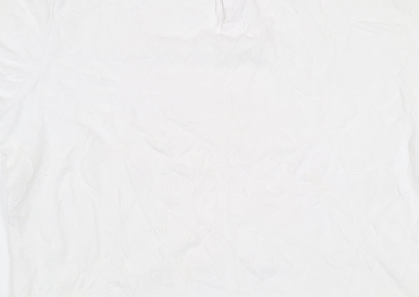 Marks and Spencer Men's White XL Regular Fit Cotton Polo Shirt