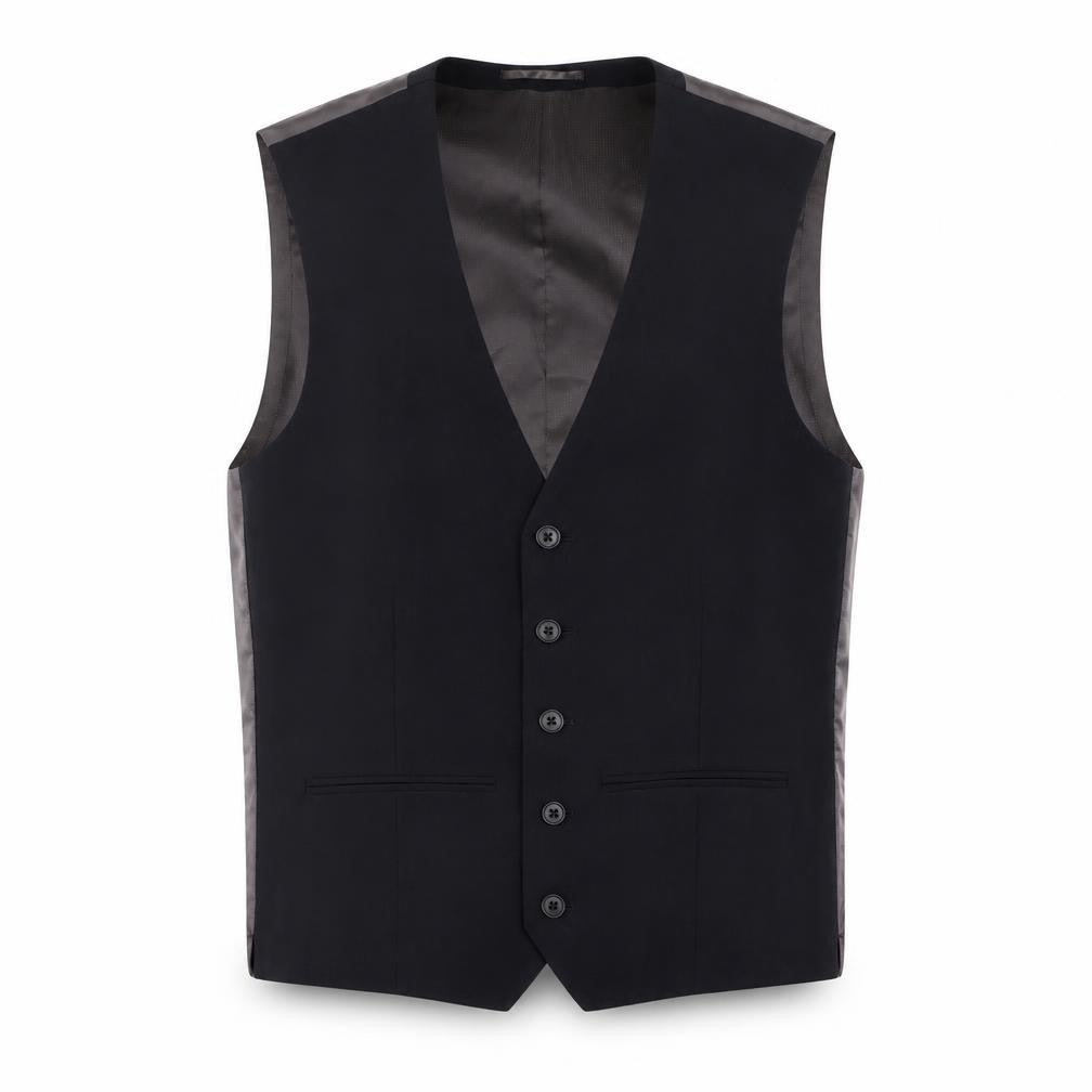 Next Men's Blue Regular Fit Waistcoat Size 36 Formal Classic Style