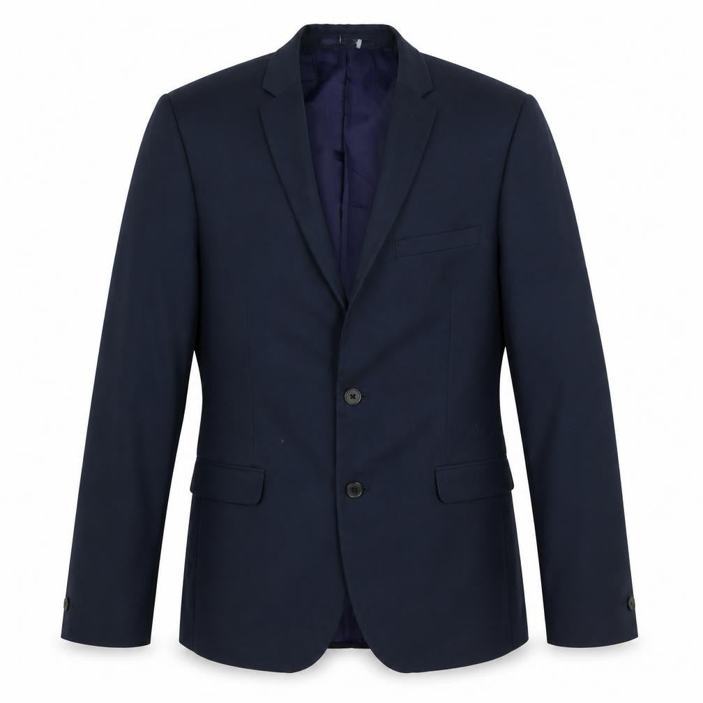 Red Herring Men's Navy Blue 38L Slim Fit Two-Button Blazer