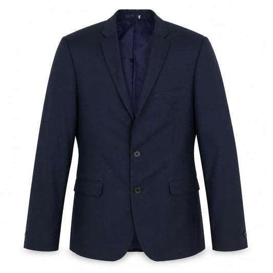 Red Herring Men's Navy Blue 38L Slim Fit Two-Button Blazer