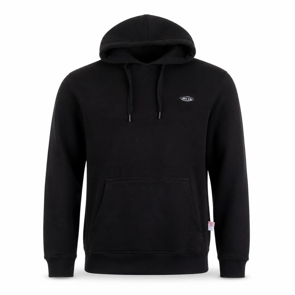 304 Men's Black Pullover Hoodie XS Graphic Logo Streetwear