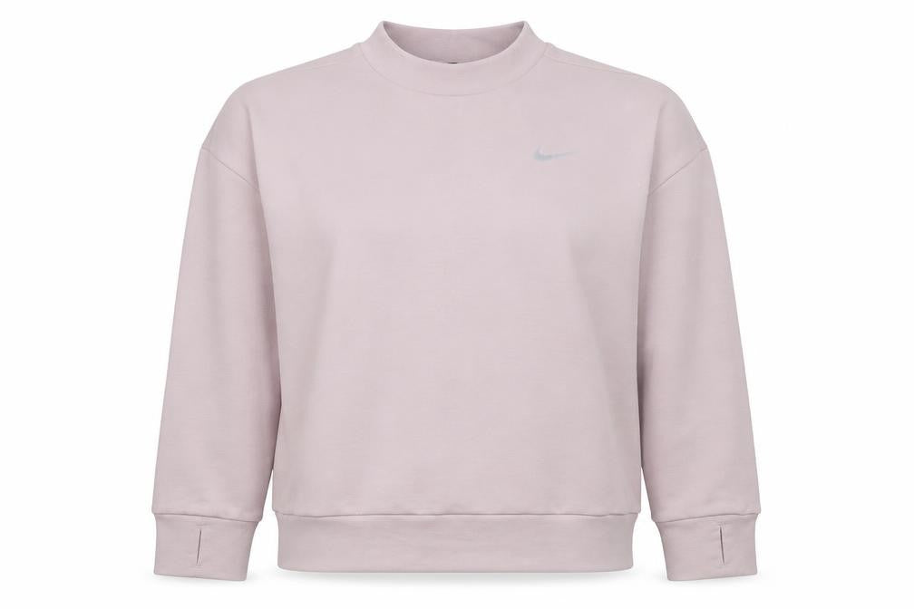 Nike Women’s Pink Dri-Fit Running Sweatshirt Size S Pullover