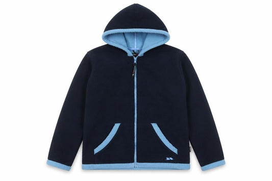 Trespass Men's Blue Fleece Hooded Full Zip Jacket Size M