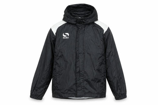Sondico Boys Black Windbreaker Jacket 9-10 Years Hooded Lightweight