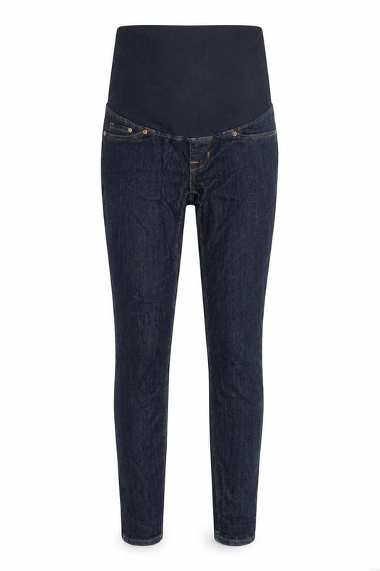 H&M Women’s Blue Maternity High Rib Super Skinny Jeans Size 6