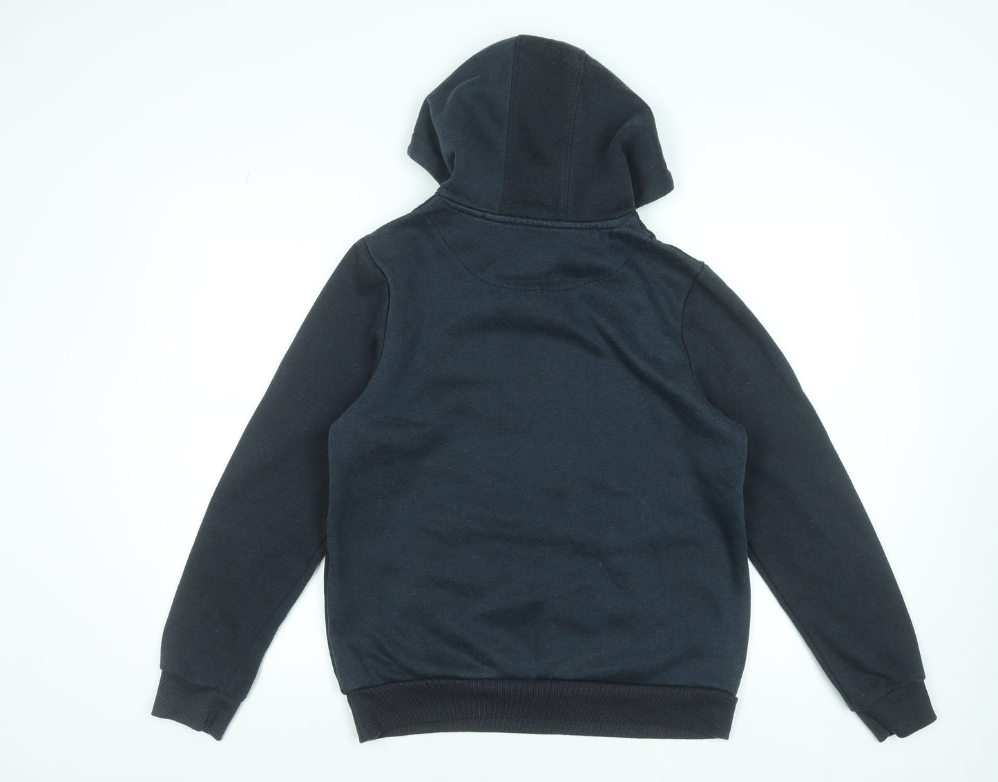 Brave Soul Men's Black Pullover Hoodie M Varsity Graphic Lion Print