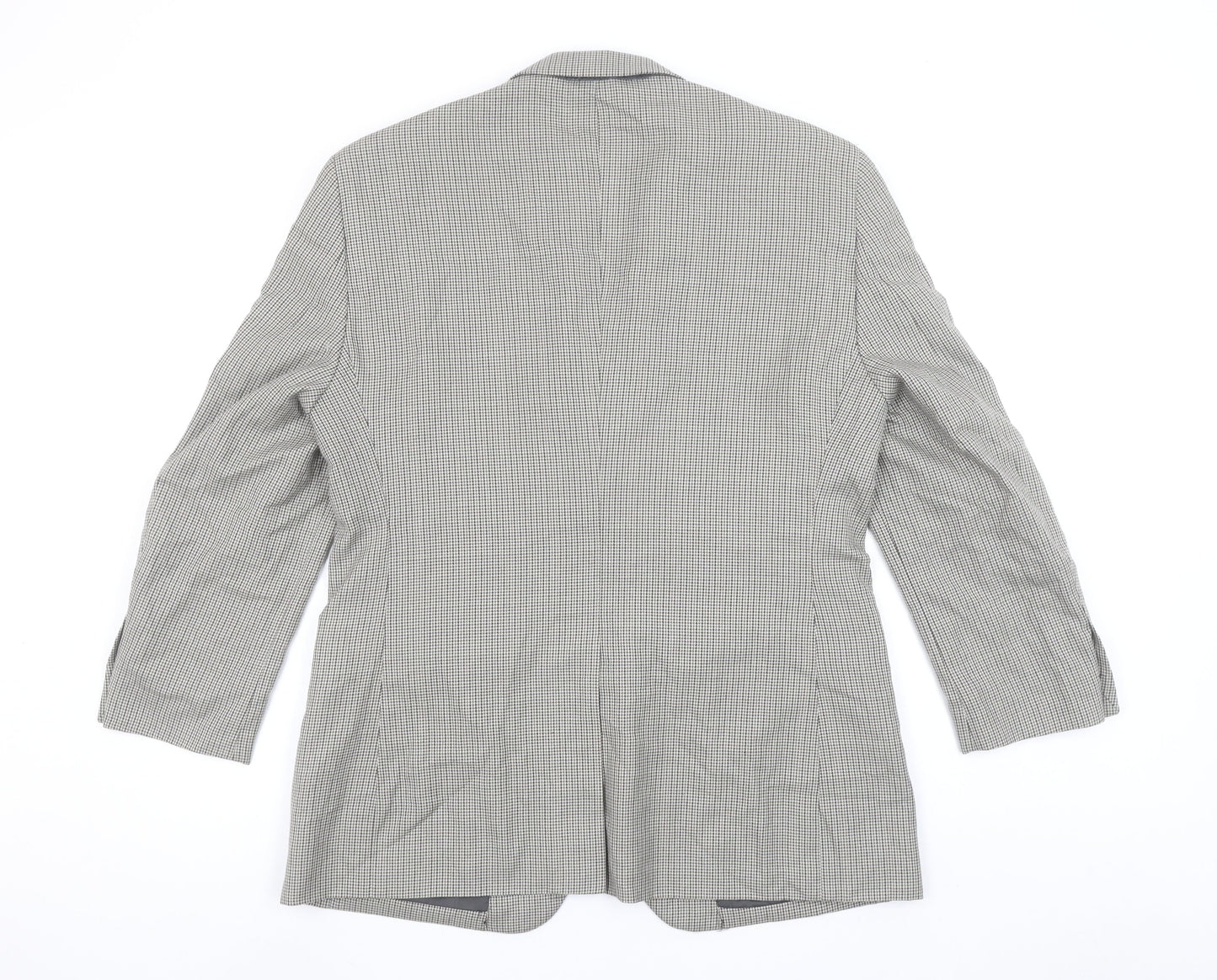 Joseph & Feiss Men's Grey Check Blazer 40 Short Classic Fit