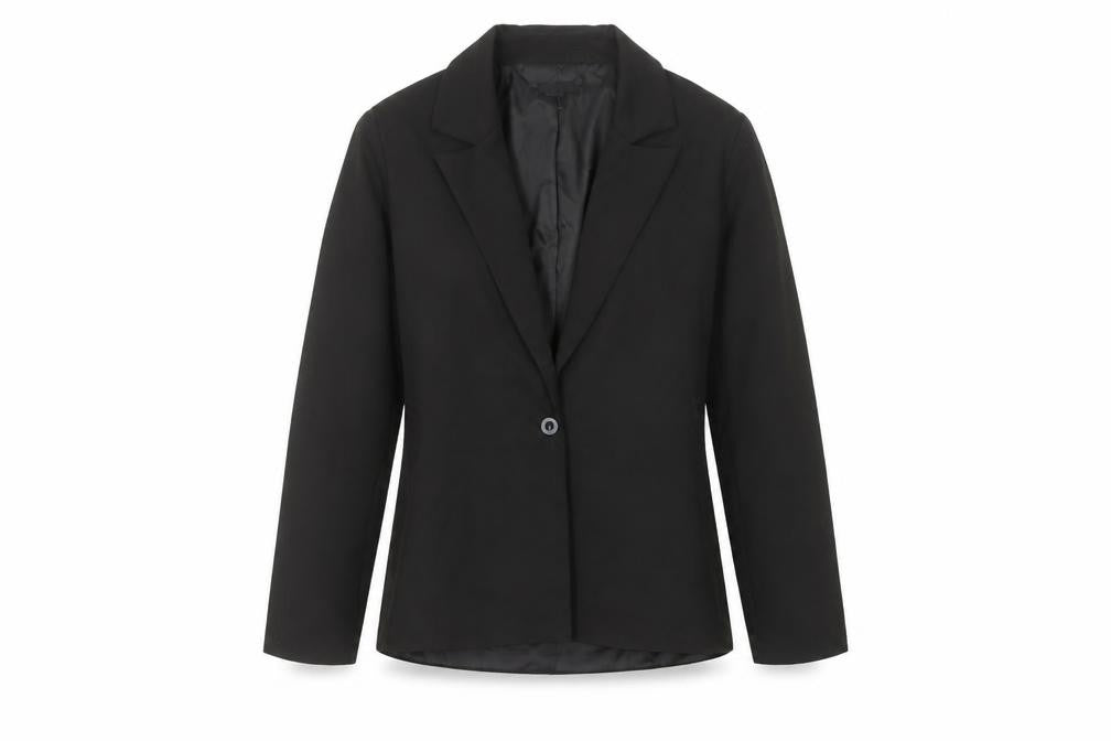 PrettyLittleThing Women's Black UK 6 Classic Single-Breasted Blazer