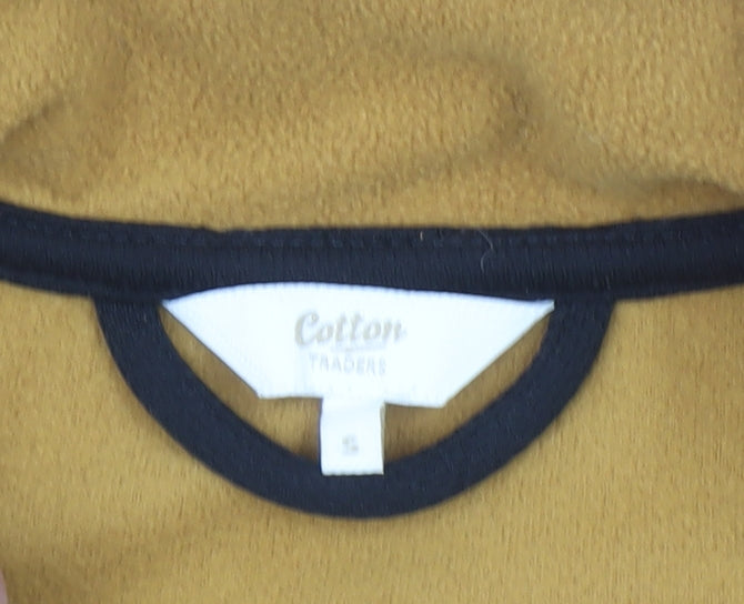 Cotton Traders Men's Brown Fleece Bodywarmer Waistcoat Size S