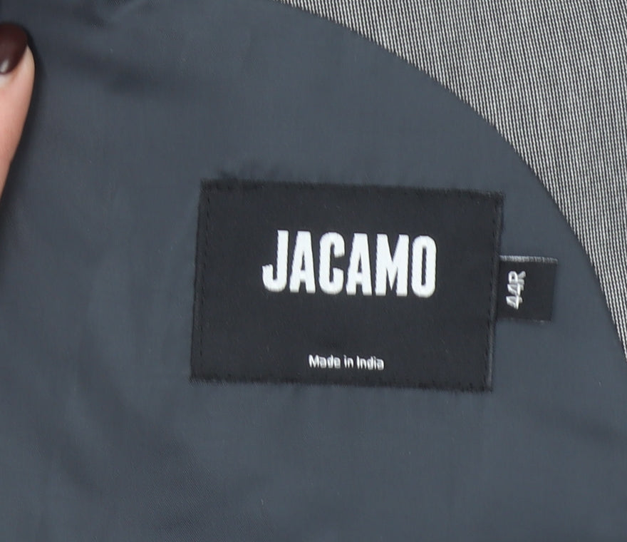Jacamo Men's Grey 44R Classic Regular Fit Single-Breasted Blazer