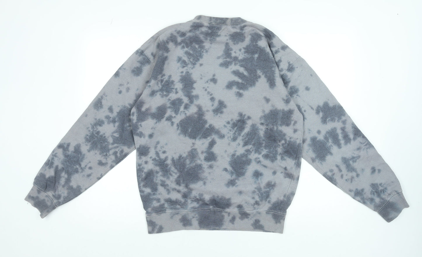 Saltrock Men's Grey Tie-Dye Pullover Sweatshirt M