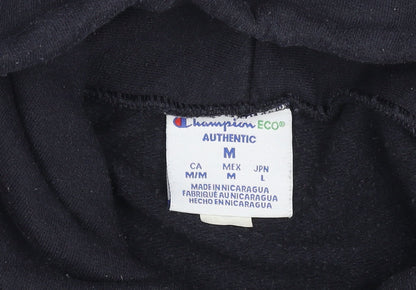 Champion Men's Black Chatham Graphic Hoodie M Pullover Fleece