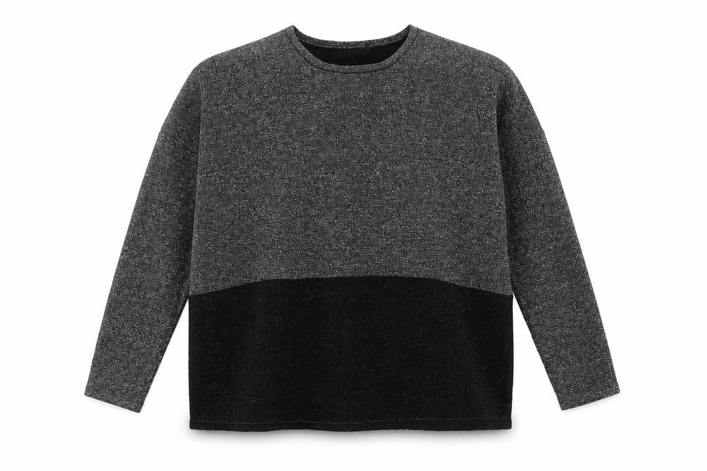Maje Womens Grey Wool Metallic Knit Jumper Size S