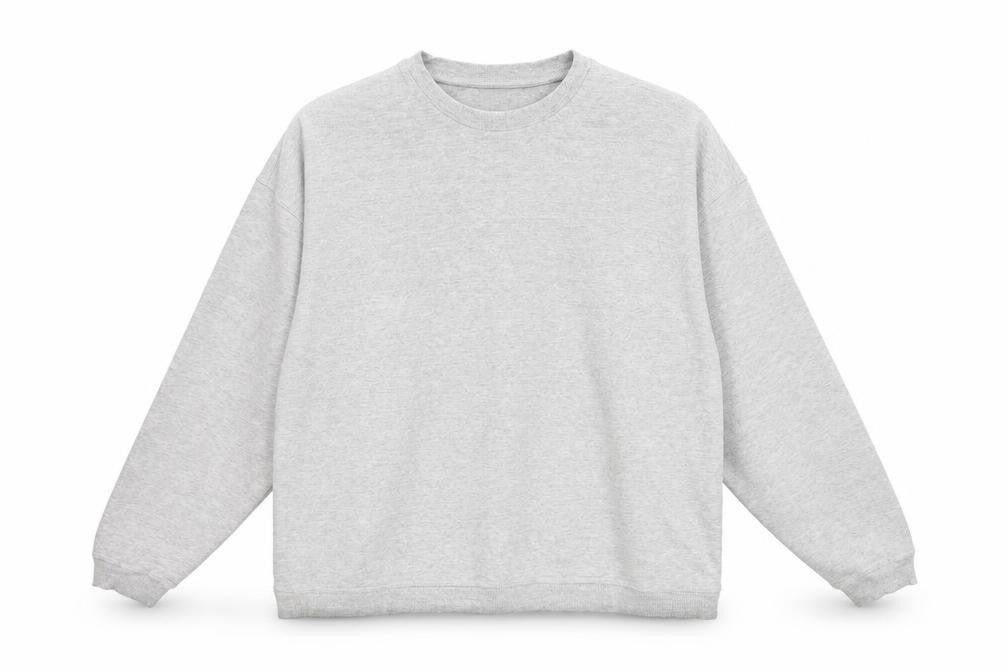 Eddie Bauer Unisex Grey Pullover Sweatshirt L Regular Cotton Blend
