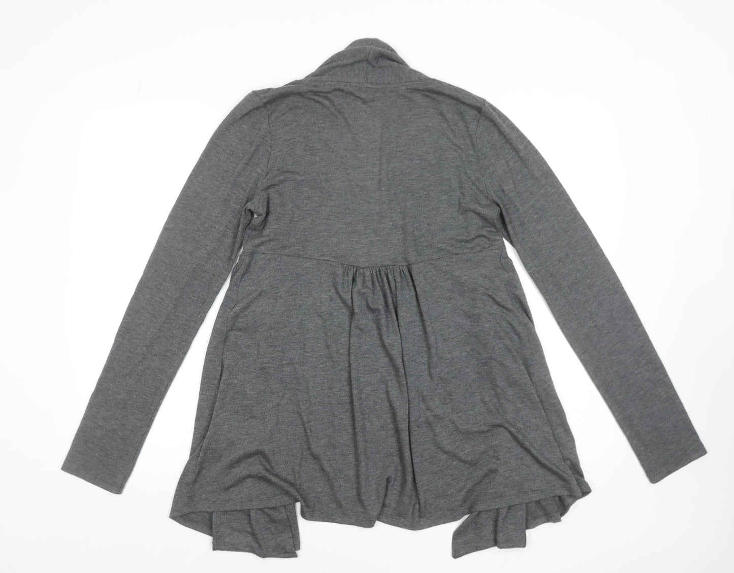 Phase Eight Women's Grey Size 12 Open Front Long Sleeve Cardigan