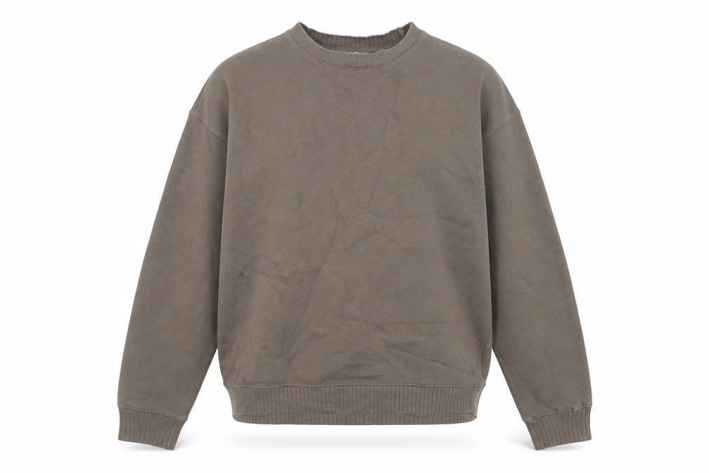 Zara Women Brown Cotton Blend Pullover Sweatshirt Size S
