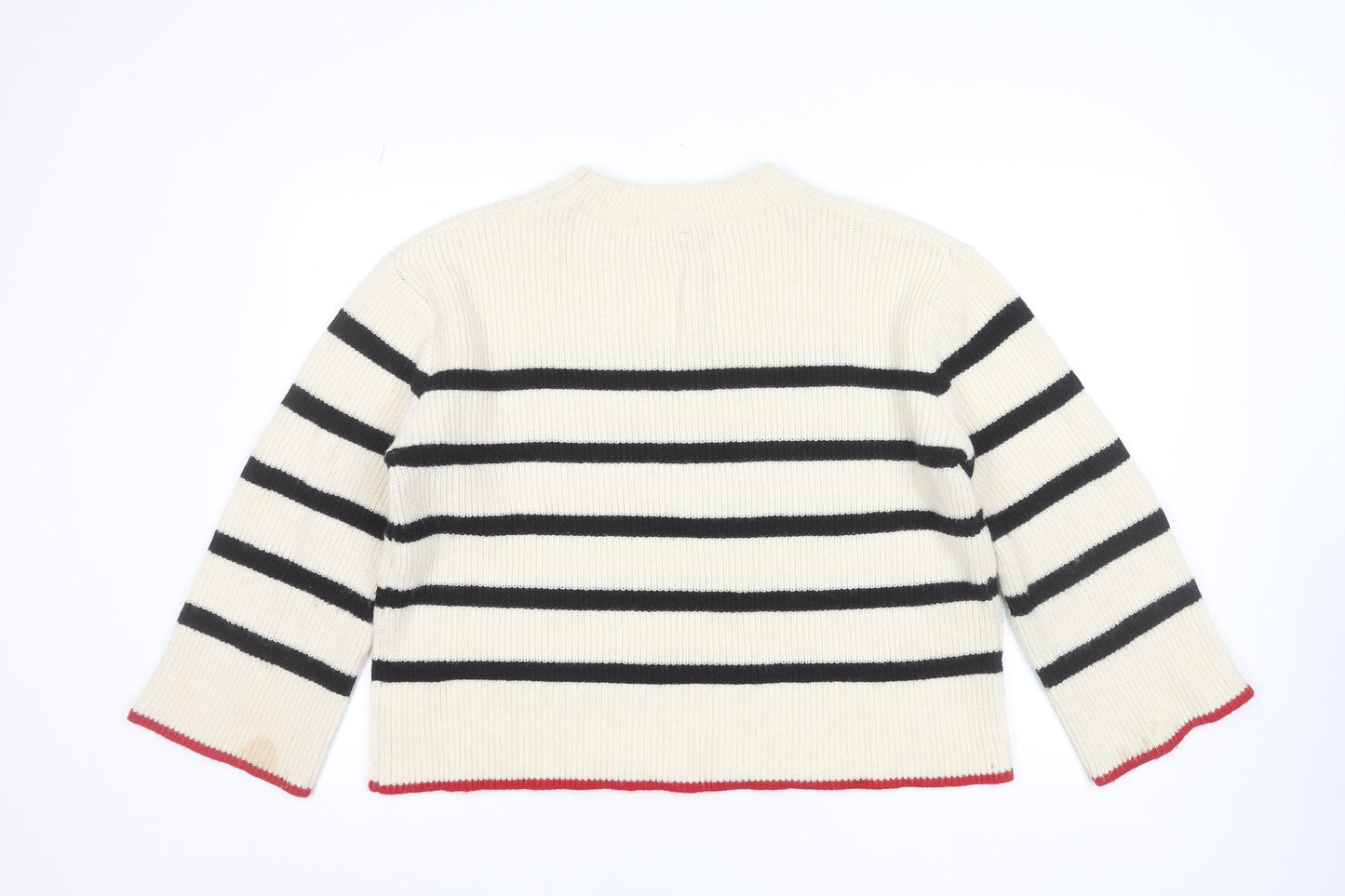 Golden Days Paris Women's Ivory Striped Knit Jumper, One Size
