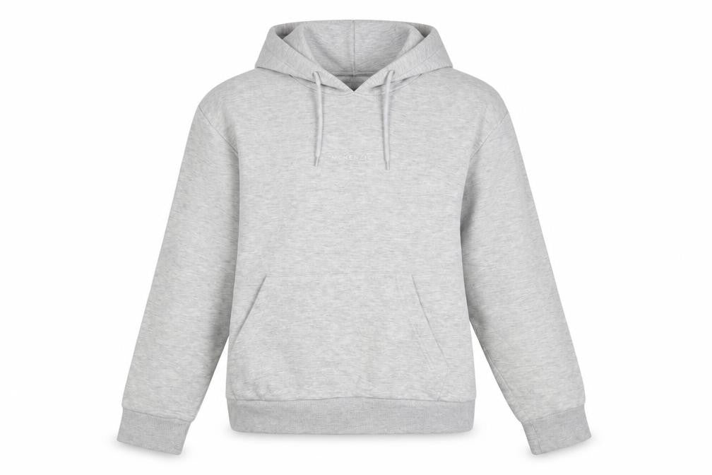 McKenzie Women’s Grey Cotton Blend Pullover Hoodie UK 10