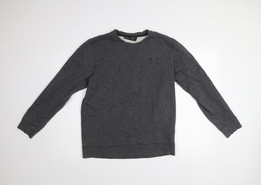 Under Armour Men’s Grey ColdGear Fleece Pullover Sweatshirt M