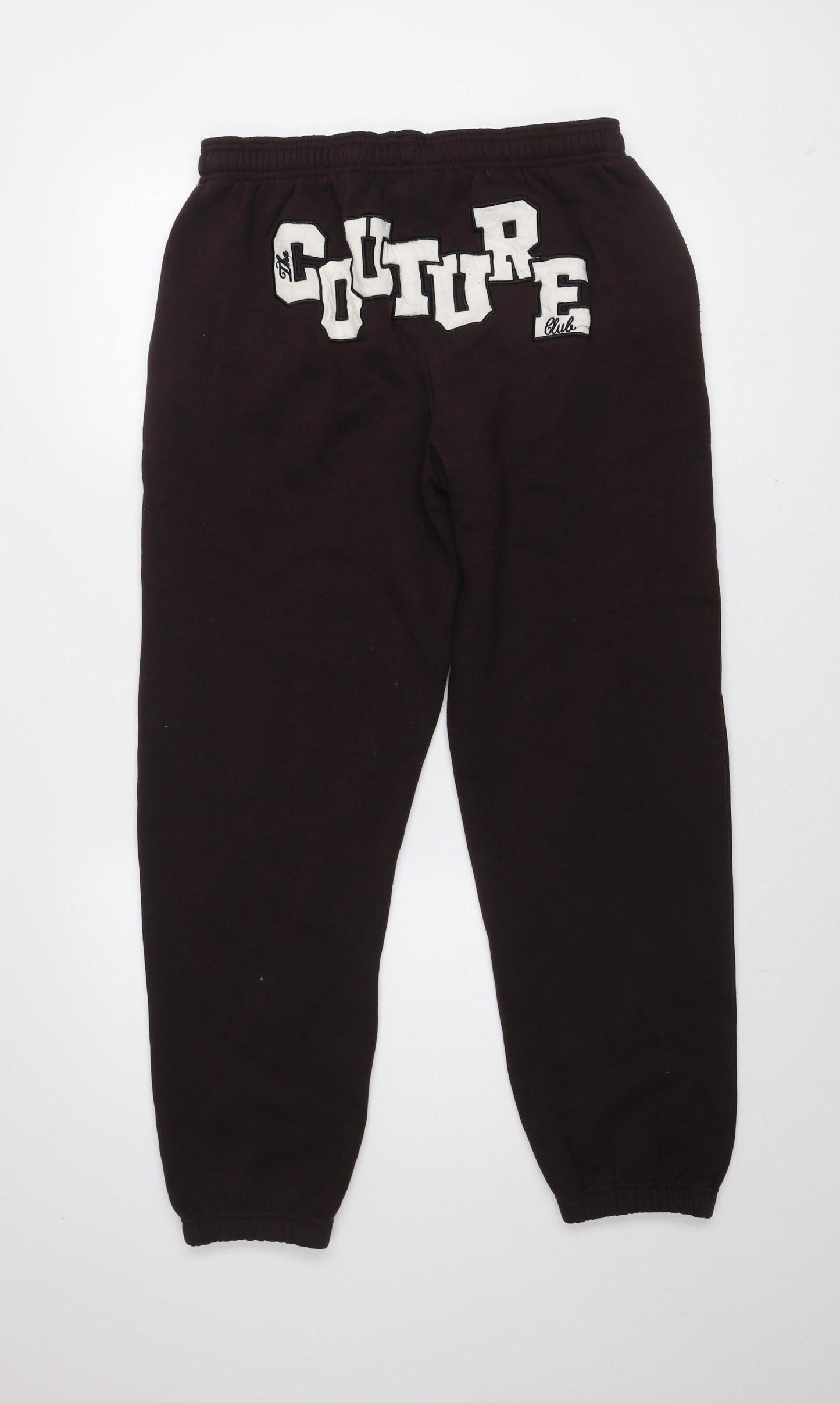 Couture Womens Brown Jogger Fleece Activewear Trousers Size 10