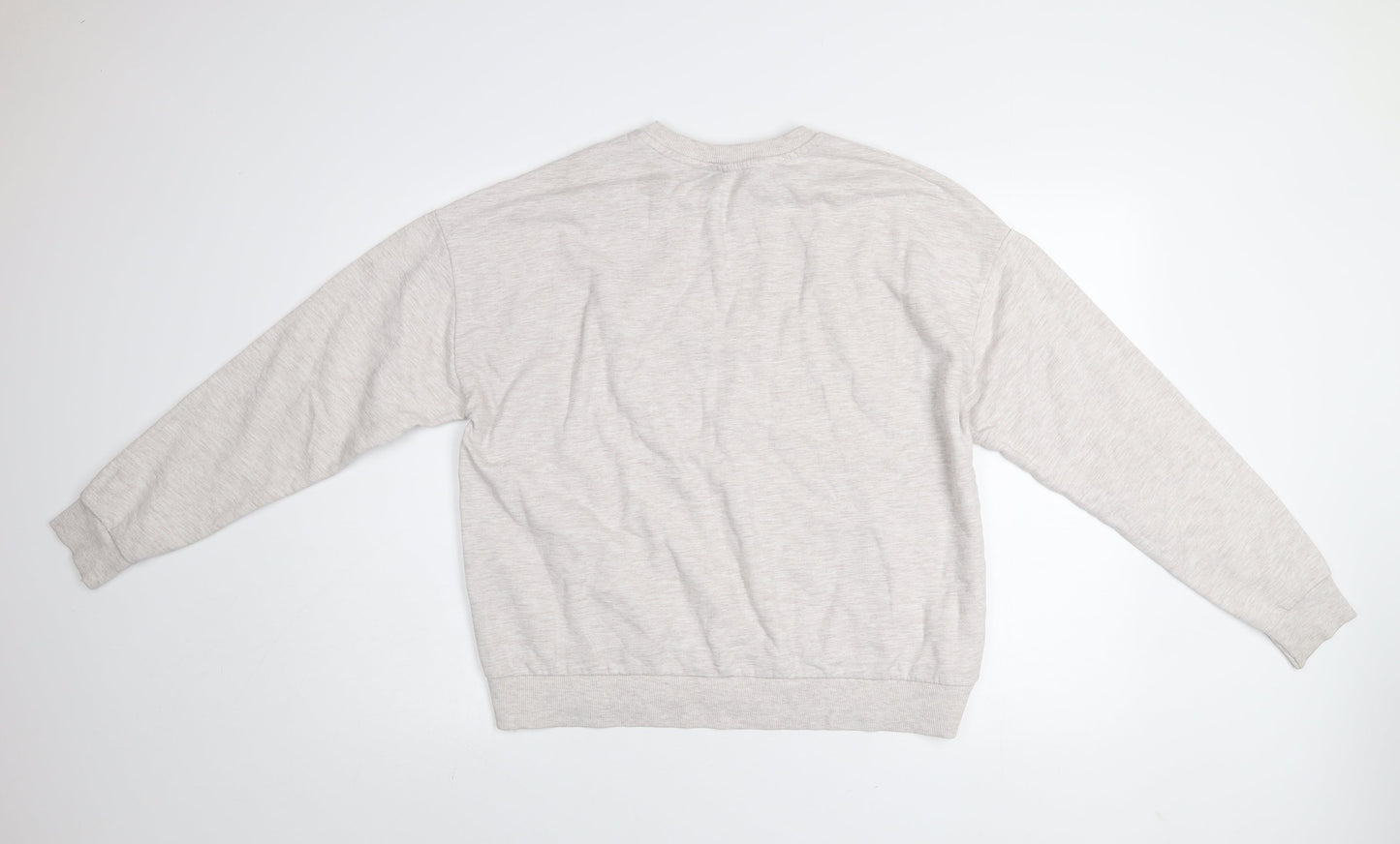 Disney Women Beige Dumbo Graphic Pullover Sweatshirt Size L