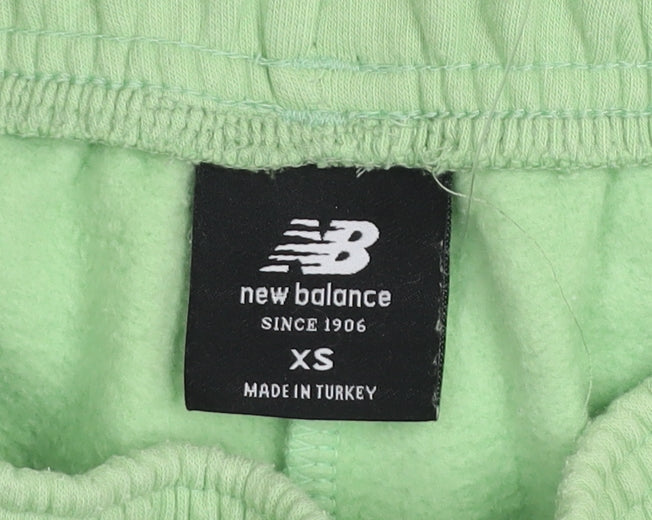 New Balance Womens Green XS Jogger Sweatpants Fleece