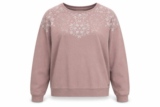 FatFace Women's Pink Cotton Blend Pullover Sweatshirt Size M