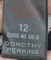 Dorothy Perkins Women’s Multicoloured Stripe Slim Fit Knit Jumper Size 12
