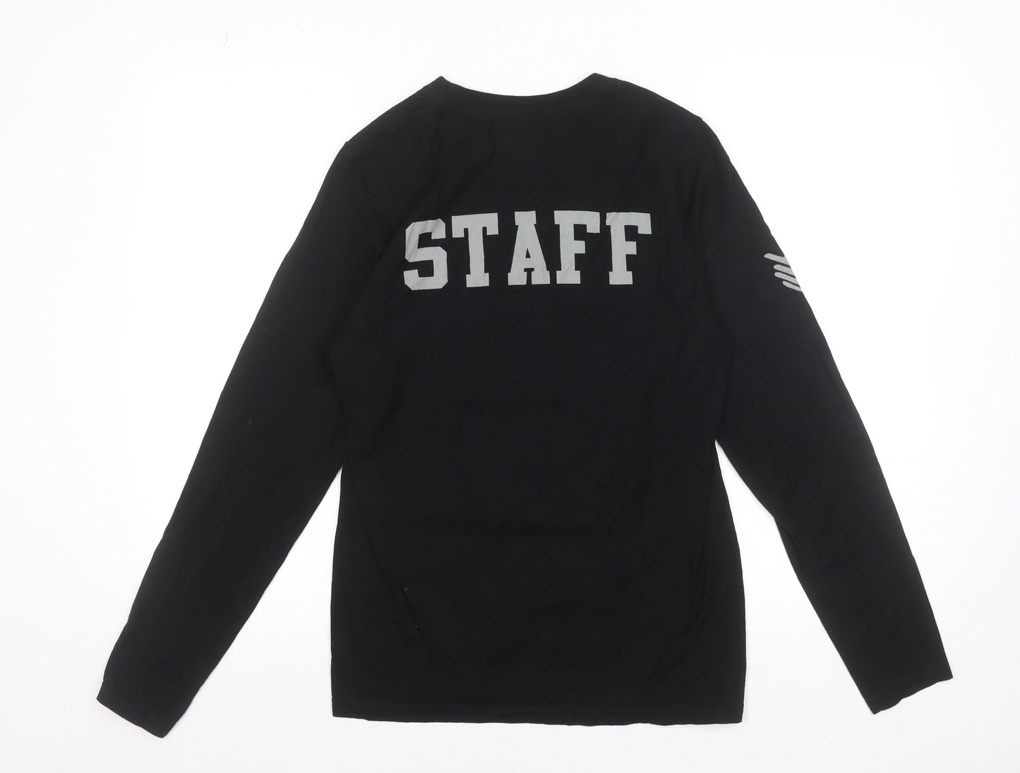 Camp Winnebagoe Men’s Black Long Sleeve Graphic Crew Neck T-Shirt Size M